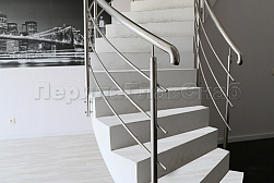 Перила для лестниц из металла в Самаре. Готовые проекты ПерилаГлавСнаб - фото 7