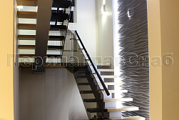 Цельностеклянные ограждения на несущем стекле в Самаре. Готовые проекты ПерилаГлавСнаб - фото 20