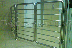 Нержавеющие калитки в Самаре. Готовые проекты ПерилаГлавСнаб - фото 12