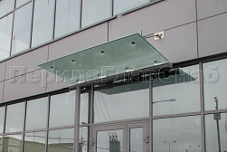 Стеклянные козырьки на вантах в Самаре. Готовые проекты ПерилаГлавСнаб - фото 25