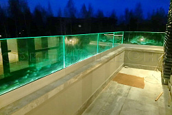 Поручни, перила и ограждения с подсветкой в Самаре. Готовые проекты ПерилаГлавСнаб - фото 11