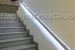 Поручни, перила и ограждения с подсветкой в Самаре. Готовые проекты ПерилаГлавСнаб - фото 27