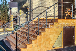 Ограждения из нержавеющей стали с тремя ригелями в Самаре. Готовые проекты ПерилаГлавСнаб - фото 3