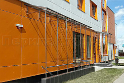 Козырьки и навесы на металлокаркасе в Самаре. Готовые проекты ПерилаГлавСнаб - фото 15