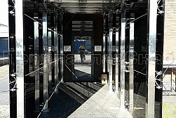 Стеклянные козырьки на спайдерах в Самаре. Готовые проекты ПерилаГлавСнаб - фото 2