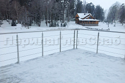 Перила и ограждения для террас в Самаре. Готовые проекты ПерилаГлавСнаб - фото 17