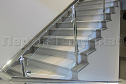 Поручни, перила и ограждения с подсветкой в Самаре. Готовые проекты ПерилаГлавСнаб - фото 7