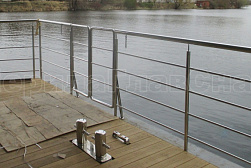 Ограждение лестницы от детей в Самаре. Готовые проекты ПерилаГлавСнаб - фото 8