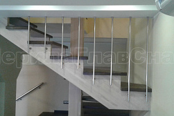 Перила и ограждения с вертикальным заполнением в Самаре. Готовые проекты ПерилаГлавСнаб - фото 8