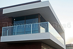 Стеклянные ограждения для улицы в Самаре. Готовые проекты ПерилаГлавСнаб - фото 12