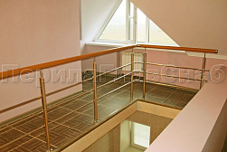 Ограждения из нержавеющей стали с тремя ригелями в Самаре. Готовые проекты ПерилаГлавСнаб - фото 13