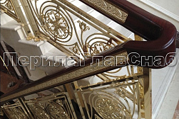 Латунные перила под золото в Самаре. Готовые проекты ПерилаГлавСнаб - фото 11 Латунные перила под золото в Самаре. Готовые проекты ПерилаГлавСнаб - фото 11