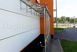 Козырьки и навесы на металлокаркасе в Самаре. Готовые проекты ПерилаГлавСнаб - фото 16