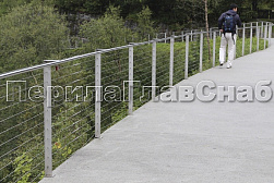 Тросовые ограждения в Самаре. Готовые проекты ПерилаГлавСнаб - фото 5
