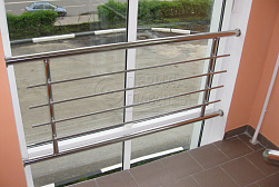 Ограждение на окна из нержавеющей стали в Самаре. Готовые проекты ПерилаГлавСнаб - фото 18