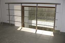 Ограждение на окна из нержавеющей стали в Самаре. Готовые проекты ПерилаГлавСнаб - фото 22