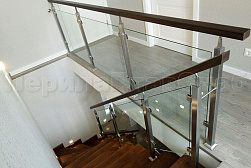 Перила и ограждения из нержавейки и дерева в Самаре. Готовые проекты ПерилаГлавСнаб - фото 16