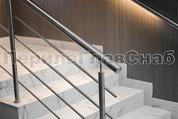Поручни, перила и ограждения с подсветкой в Самаре. Готовые проекты ПерилаГлавСнаб - фото 2