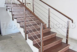 Четырёх и многоригельные перила и ограждения в Самаре. Готовые проекты ПерилаГлавСнаб - фото 5