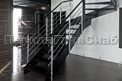 Четырёх и многоригельные перила и ограждения в Самаре. Готовые проекты ПерилаГлавСнаб - фото 2