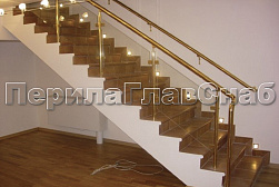 Латунные перила под золото в Самаре. Готовые проекты ПерилаГлавСнаб - фото 19 Латунные перила под золото в Самаре. Готовые проекты ПерилаГлавСнаб - фото 19