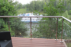 Перила и ограждения для террас в Самаре. Готовые проекты ПерилаГлавСнаб - фото 22