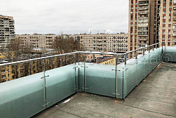 Цельностеклянные ограждения для крыш в Самаре. Готовые проекты ПерилаГлавСнаб - фото 21
