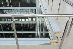 Ограждения и перила без ригелей из нержавеющей стали (без заполнения) в Самаре. Готовые проекты ПерилаГлавСнаб - фото 5 Ограждения и перила без ригелей из нержавеющей стали (без заполнения) в Самаре. Готовые проекты ПерилаГлавСнаб - фото 5