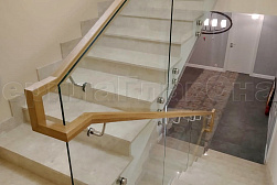 Перила и ограждения из нержавейки и дерева в Самаре. Готовые проекты ПерилаГлавСнаб - фото 7