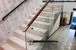 Перила и ограждения из нержавейки и дерева в Самаре. Готовые проекты ПерилаГлавСнаб - фото 15