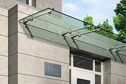 Консольные козырьки и навесы в Самаре. Готовые проекты ПерилаГлавСнаб - фото 8