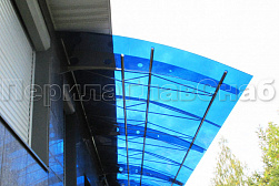 Консольные козырьки и навесы в Самаре. Готовые проекты ПерилаГлавСнаб - фото 2