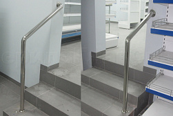 Ограждения и перила без ригелей из нержавеющей стали (без заполнения) в Самаре. Готовые проекты ПерилаГлавСнаб - фото 1 Ограждения и перила без ригелей из нержавеющей стали (без заполнения) в Самаре. Готовые проекты ПерилаГлавСнаб - фото 1