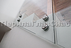 Цельностеклянные ограждения на несущем стекле в Самаре. Готовые проекты ПерилаГлавСнаб - фото 19