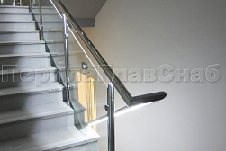 Поручни, перила и ограждения с подсветкой в Самаре. Готовые проекты ПерилаГлавСнаб - фото 6