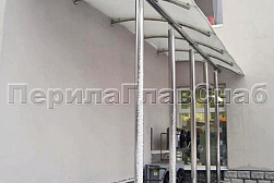 Козырьки и навесы на металлокаркасе в Самаре. Готовые проекты ПерилаГлавСнаб - фото 27