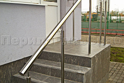 Ограждения и перила без ригелей из нержавеющей стали (без заполнения) в Самаре. Готовые проекты ПерилаГлавСнаб - фото 14