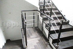 Перила и ограждения из нержавейки и дерева в Самаре. Готовые проекты ПерилаГлавСнаб - фото 5