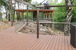 Ограждения из нержавейки со стеклом в Самаре. Готовые проекты ПерилаГлавСнаб - фото 25