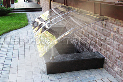 Козырьки и навесы на металлокаркасе в Самаре. Готовые проекты ПерилаГлавСнаб - фото 6